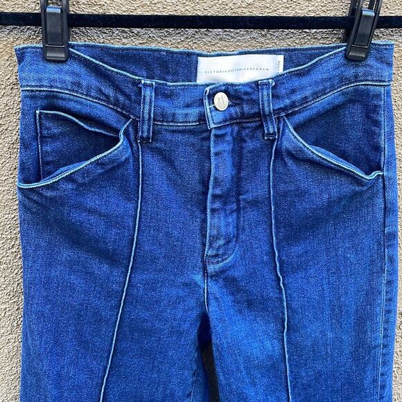 Victoria Beckham wide leg denim jeans - Picture 3 of 16